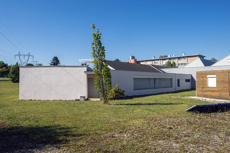 Façade postérieure nord de la plasturgie. (ex-Léger) © Mary Ruffinoni / Région Bourgogne-Franche-Comté, Inventaire du patrimoine - 2014