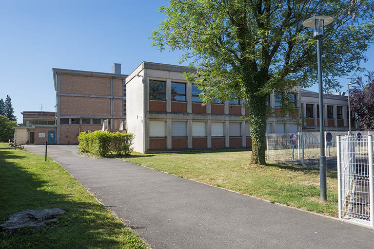 Vue d'ensemble des façades antérieures (nord) du bâtiment d'externat. (ex-Garnier) © Mary Ruffinoni / Région Bourgogne-Franche-Comté, Inventaire du patrimoine - 2014