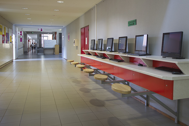 Détail de circulation intérieure. © Sonia Dourlot / Région Bourgogne-Franche-Comté, Inventaire du patrimoine - 2014