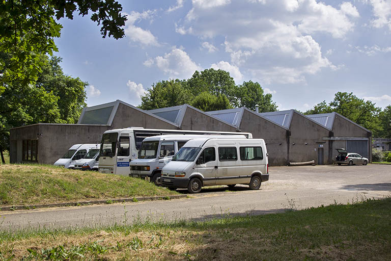 Façade antérieure - nord - de l'atelier. © Sonia Dourlot / Région Bourgogne-Franche-Comté, Inventaire du patrimoine - 2014