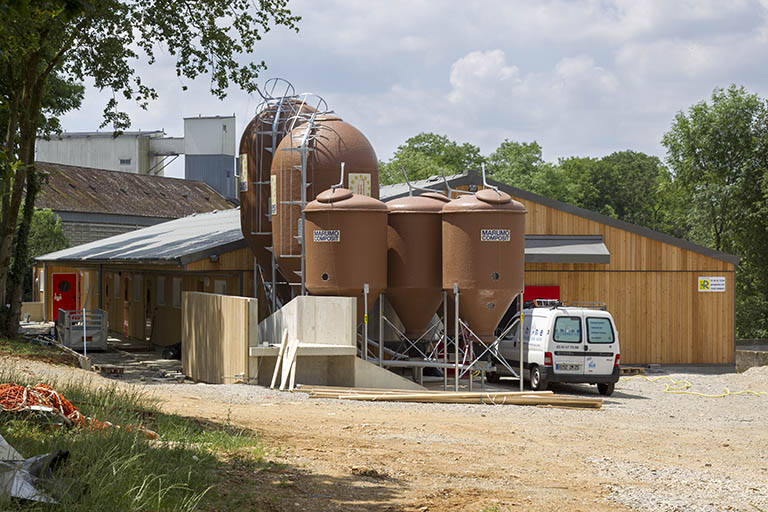 La porcherie vue du nord-est.  © Sonia Dourlot / Région Bourgogne-Franche-Comté, Inventaire du patrimoine - 2014