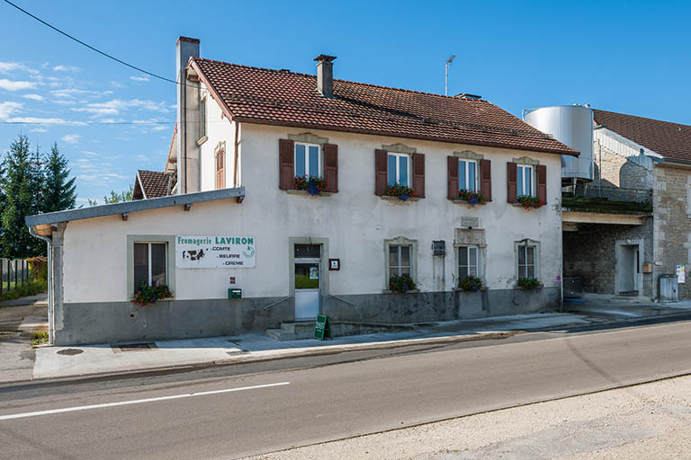 Façade antérieure. © Jérôme Mongreville / Région Bourgogne-Franche-Comté, Inventaire du patrimoine - 2014