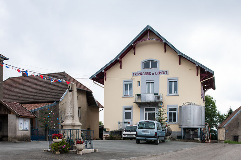 Façade antérieure. © Jérôme Mongreville / Région Bourgogne-Franche-Comté, Inventaire du patrimoine - 2014