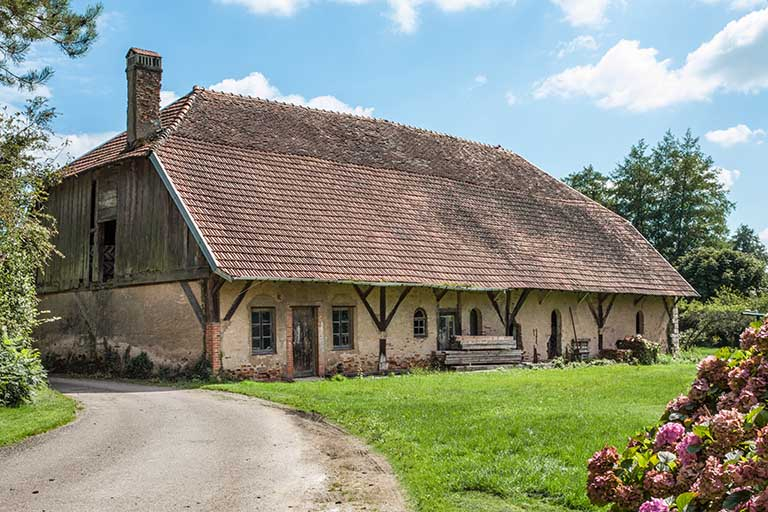 Magasin industriel depuis le nord-ouest. © Jérôme Mongreville / Région Bourgogne-Franche-Comté, Inventaire du patrimoine - 2014