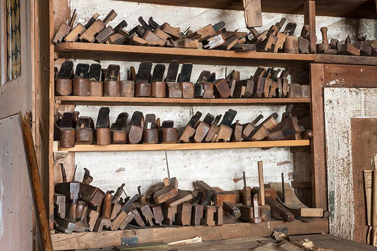 Rabots, guillaumes, varlopes, etc. © Jérôme Mongreville / Région Bourgogne-Franche-Comté, Inventaire du patrimoine - 2014