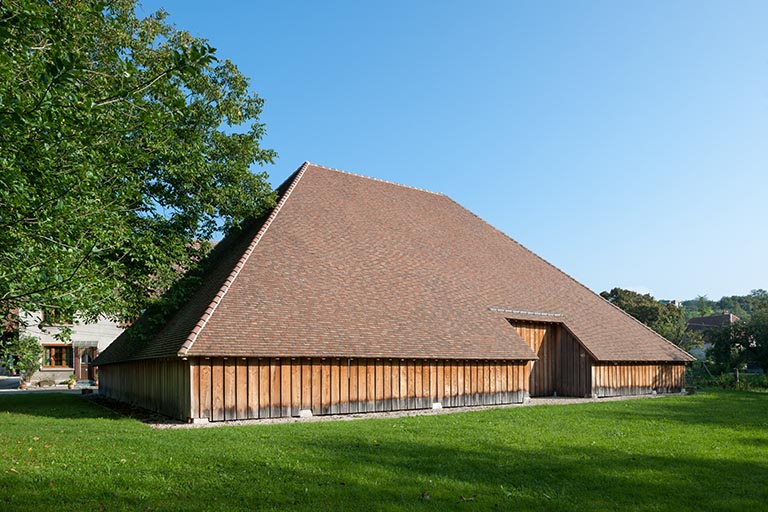 Vue d'ensemble depuis le sud. © Jérôme Mongreville / Région Bourgogne-Franche-Comté, Inventaire du patrimoine - 2014
