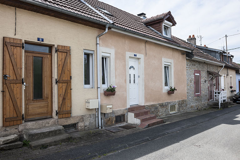 Façades nord rue de la 3e CIté. © Jérôme Mongreville / Région Bourgogne-Franche-Comté, Inventaire du patrimoine - 2014