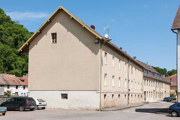 Logement occidental. Vue depuis le sud. © Jérôme Mongreville / Région Bourgogne-Franche-Comté, Inventaire du patrimoine - 2014