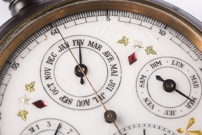 Cadrans des mois et des jours. © Sonia Dourlot / Région Bourgogne-Franche-Comté, Inventaire du patrimoine - 2014