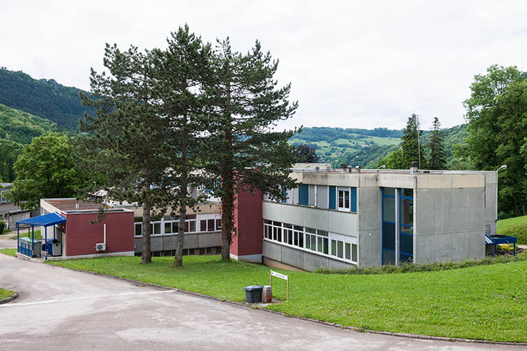 Façade postérieure orientale de la restauration. © Jérôme Mongreville / Région Bourgogne-Franche-Comté, Inventaire du patrimoine - 2014