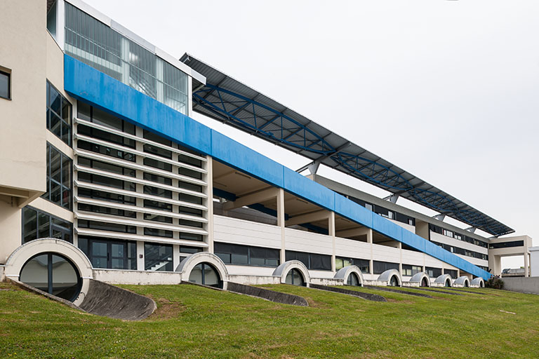 Bâtiment d'externat : façade antérieure. © Jérôme Mongreville / Région Bourgogne-Franche-Comté, Inventaire du patrimoine - 2014