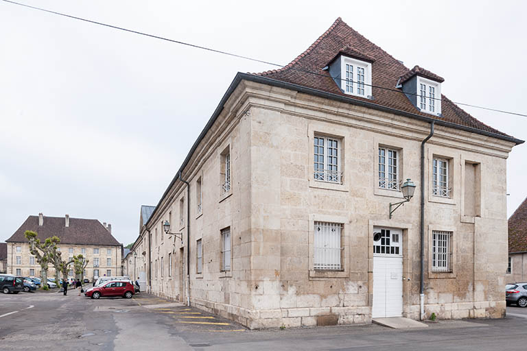 Bâtiment restauration-externat, pignon sud. © Jérôme Mongreville / Région Bourgogne-Franche-Comté, Inventaire du patrimoine - 2014