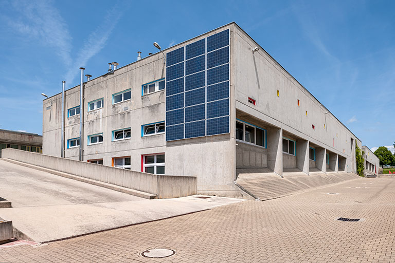 Atelier métal : pignon sud © Jérôme Mongreville / Région Bourgogne-Franche-Comté, Inventaire du patrimoine - 2014 Atelier métal : pignon sud © Jérôme Mongreville / Région Bourgogne-Franche-Comté, Inventaire du patrimoine - 2014