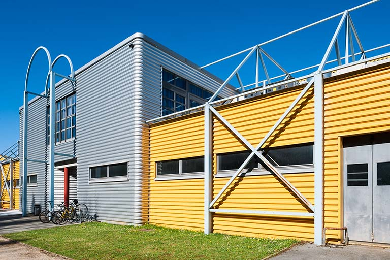 Atelier : façades postérieures. © Jérôme Mongreville / Région Bourgogne-Franche-Comté, Inventaire du patrimoine - 2014