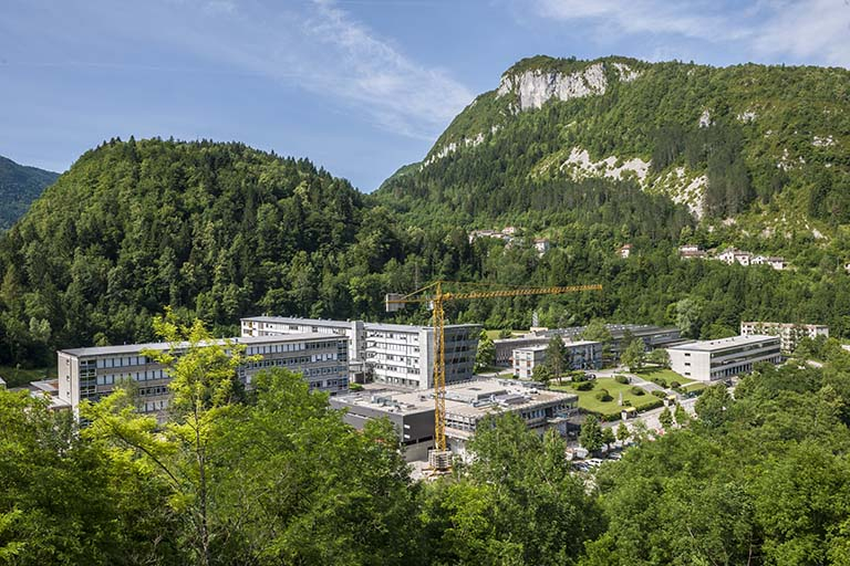 Vue d'ensemble de la cité scolaire. © Jérôme Mongreville / Région Bourgogne-Franche-Comté, Inventaire du patrimoine - 2014