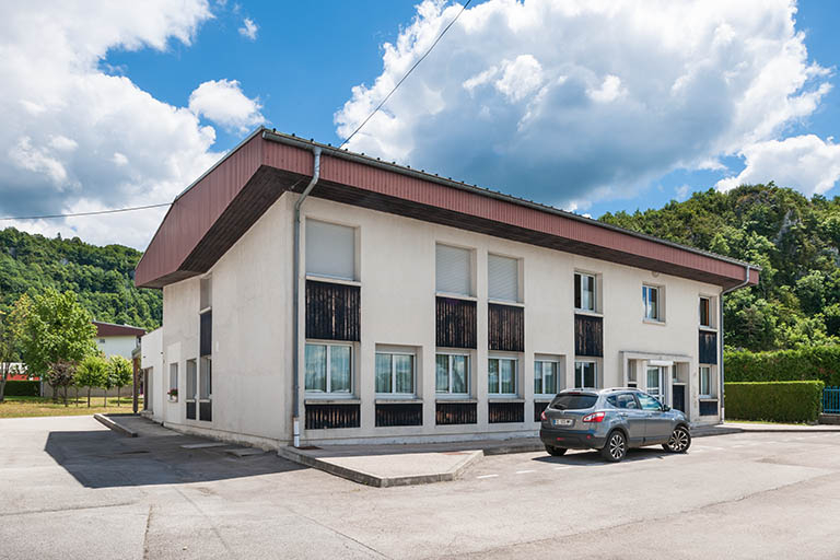 Administration, façade postérieure. © Jérôme Mongreville / Région Bourgogne-Franche-Comté, Inventaire du patrimoine - 2014