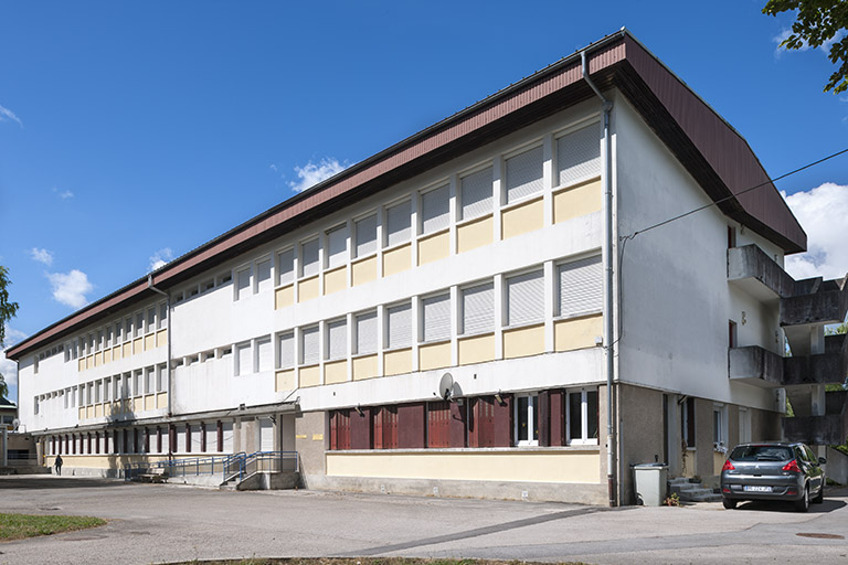 Internat : façade antérieure. © Jérôme Mongreville / Région Bourgogne-Franche-Comté, Inventaire du patrimoine - 2014