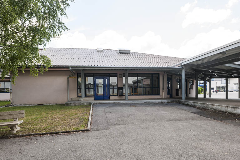 Restauration, façade Ouest, entrée. © Jérôme Mongreville / Région Bourgogne-Franche-Comté, Inventaire du patrimoine - 2014