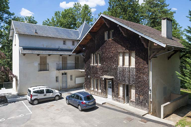 Chalet Colette : façade antérieure, logement. © Jérôme Mongreville / Région Bourgogne-Franche-Comté, Inventaire du patrimoine - 2014