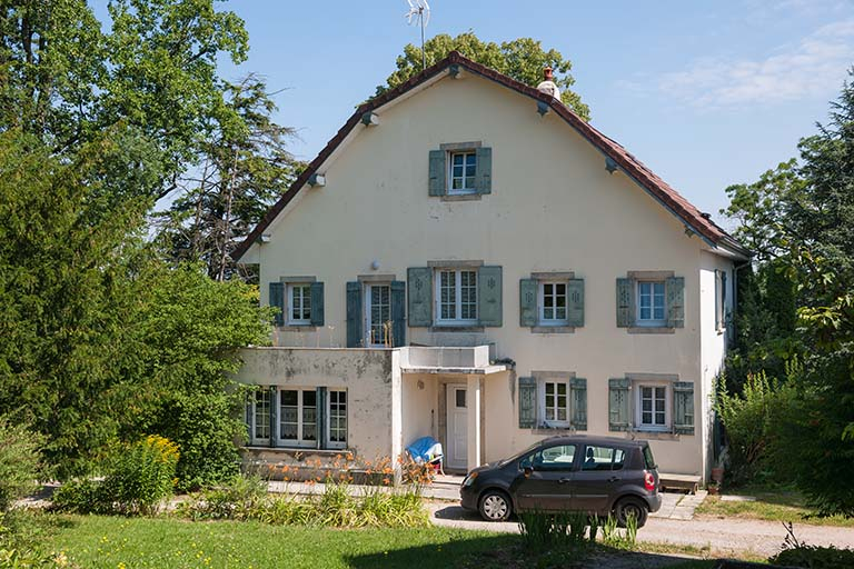  Pavillon du proviseur : façade postérieure. © Jérôme Mongreville / Région Bourgogne-Franche-Comté, Inventaire du patrimoine - 2014