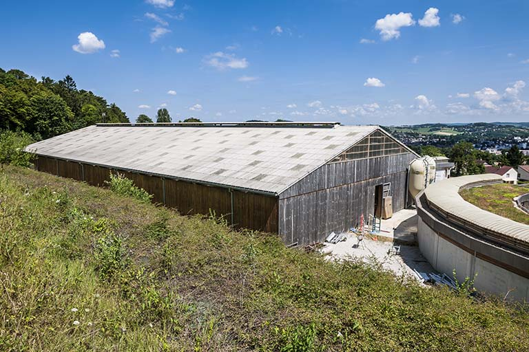  Centre équestre : toiture du manège. © Jérôme Mongreville / Région Bourgogne-Franche-Comté, Inventaire du patrimoine - 2014