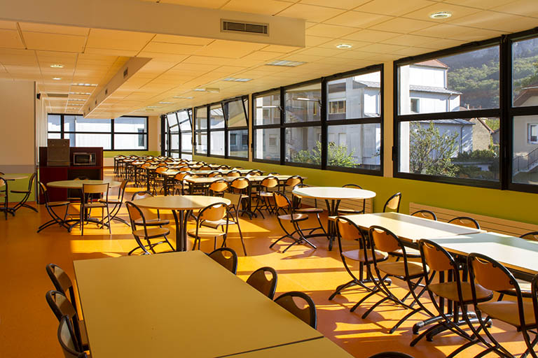 Réfectoire. © Sonia Dourlot / Région Bourgogne-Franche-Comté, Inventaire du patrimoine - 2014