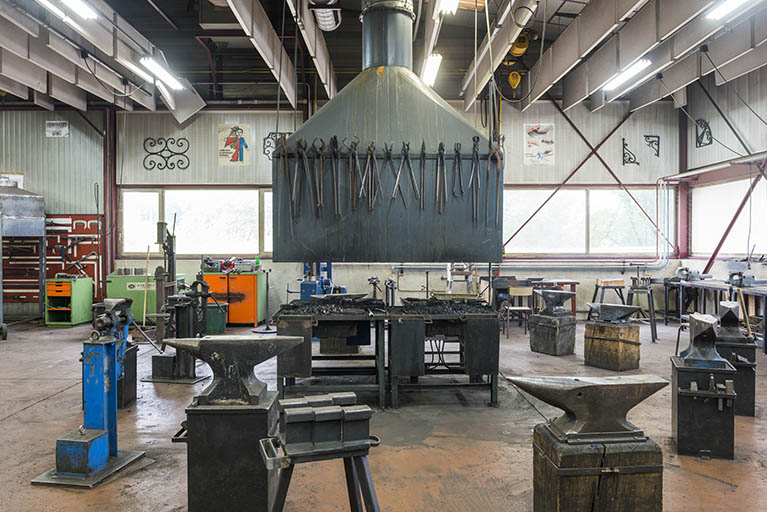 Atelier : forge. © Mary Ruffinoni / Région Bourgogne-Franche-Comté, Inventaire du patrimoine - 2014