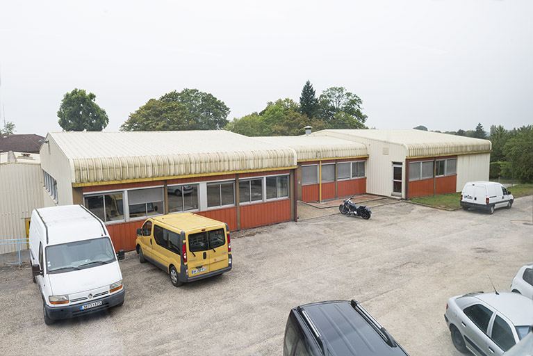 Vue des ateliers depuis l'externat © Mary Ruffinoni / Région Bourgogne-Franche-Comté, Inventaire du patrimoine - 2014