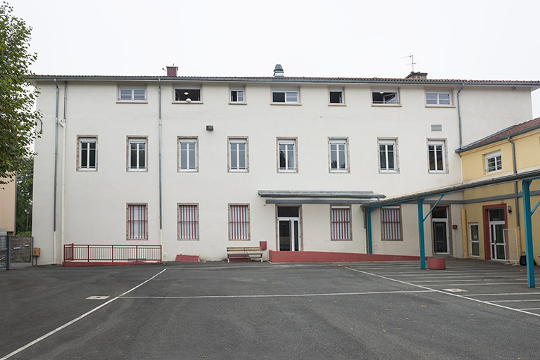 Internat : façade postérieure. © Mary Ruffinoni / Région Bourgogne-Franche-Comté, Inventaire du patrimoine - 2014