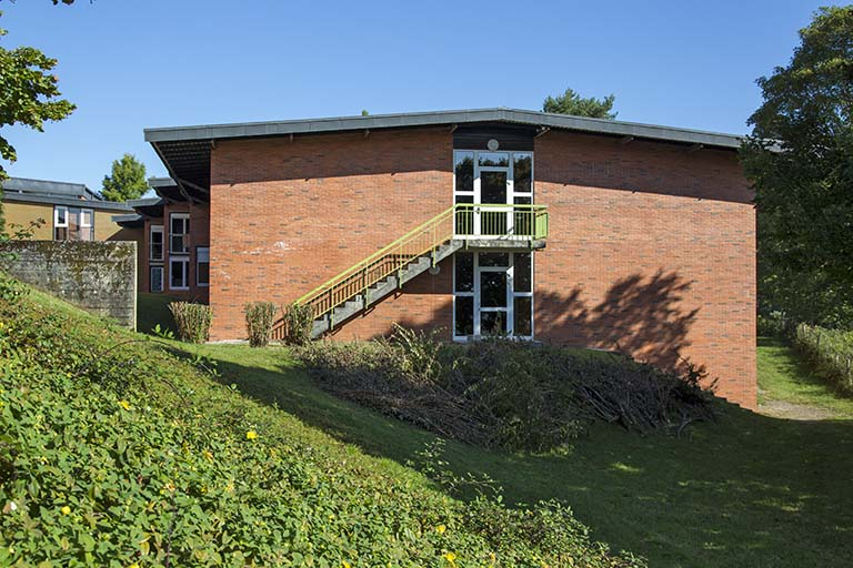 Pignon sud de l'internat. © Sonia Dourlot / Région Bourgogne-Franche-Comté, Inventaire du patrimoine - 2014