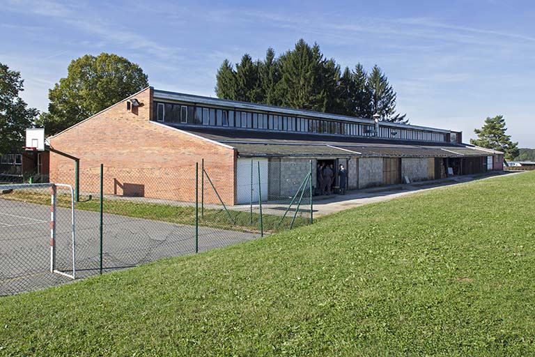 Angle nord-est, pignon est, façade postérieure nord de l'atelier. © Sonia Dourlot / Région Bourgogne-Franche-Comté, Inventaire du patrimoine - 2014