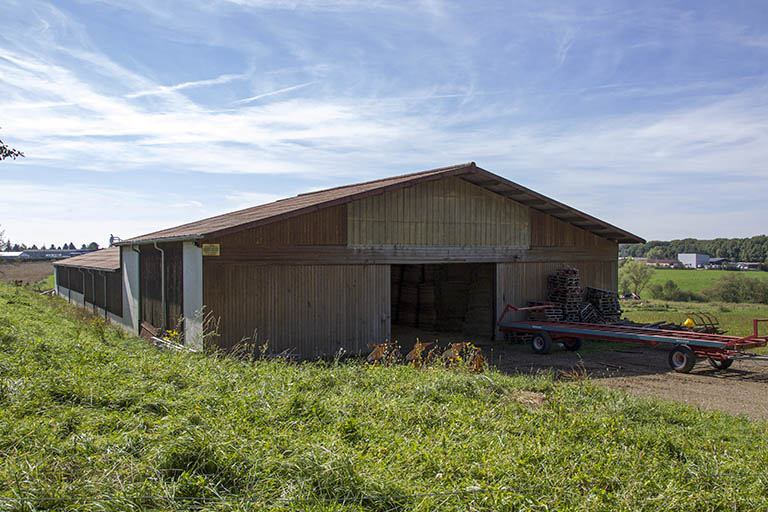 Pignon nord de l'étable ouest. © Sonia Dourlot / Région Bourgogne-Franche-Comté, Inventaire du patrimoine - 2014