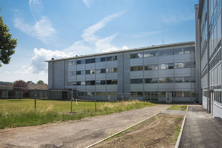 Façade septentrionale de l'internat-externat. © Mary Ruffinoni / Région Bourgogne-Franche-Comté, Inventaire du patrimoine - 2014