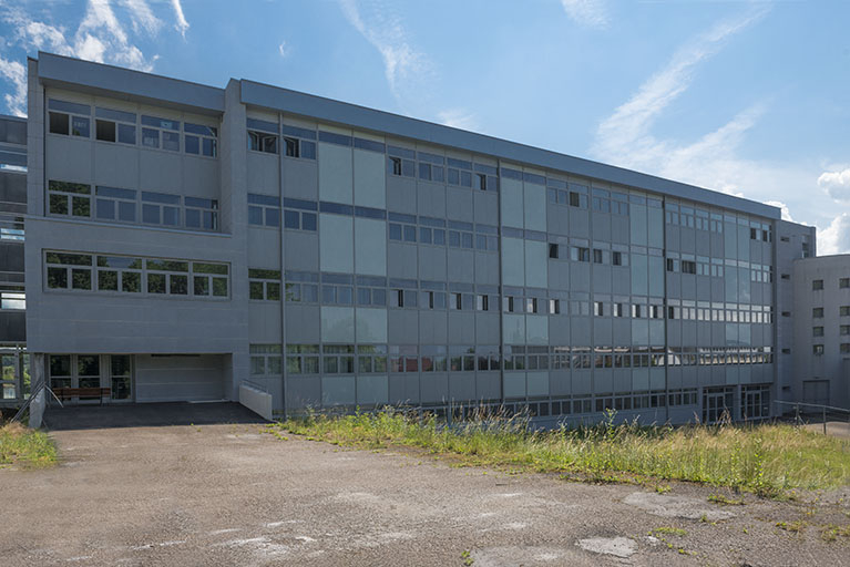 Façade ouest de l'externat. © Mary Ruffinoni / Région Bourgogne-Franche-Comté, Inventaire du patrimoine - 2014