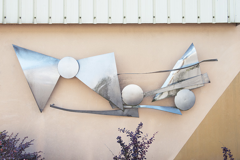 Oeuvre sur le côté nord. © Mary Ruffinoni / Région Bourgogne-Franche-Comté, Inventaire du patrimoine - 2014