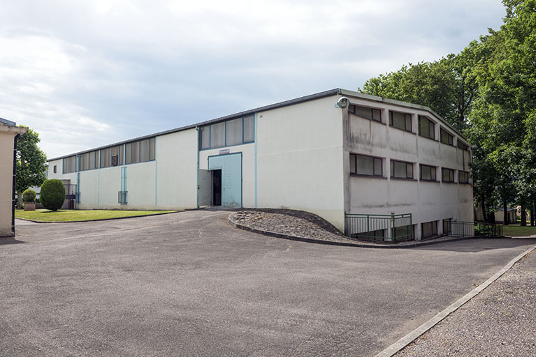 Atelier de gros-oeuvre : façade antéreure. © Mary Ruffinoni / Région Bourgogne-Franche-Comté, Inventaire du patrimoine - 2014