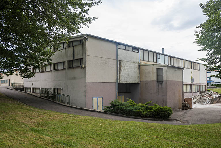 Atelier de gros-oeuvre : façade postérieure. © Mary Ruffinoni / Région Bourgogne-Franche-Comté, Inventaire du patrimoine - 2014