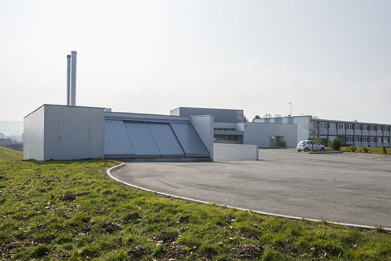 Angle nord-est de la chaufferie, restauration et externat. © Mary Ruffinoni / Région Bourgogne-Franche-Comté, Inventaire du patrimoine - 2014