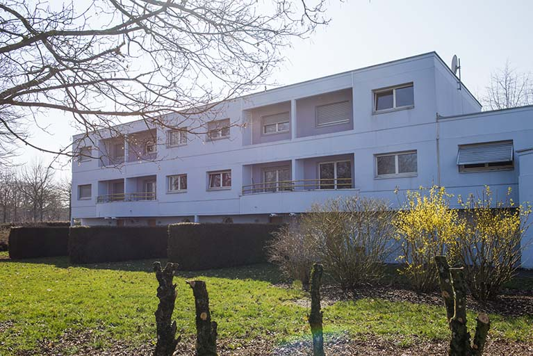 Façade postérieure est des logements sud-ouest. © Mary Ruffinoni / Région Bourgogne-Franche-Comté, Inventaire du patrimoine - 2014