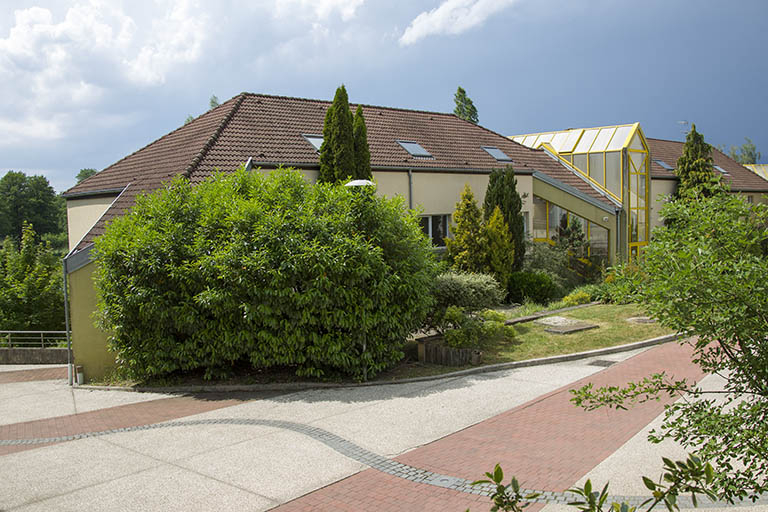 Angle sud-est de l'externat sud-ouest. © Jérôme Mongreville / Région Bourgogne-Franche-Comté, Inventaire du patrimoine - 2014