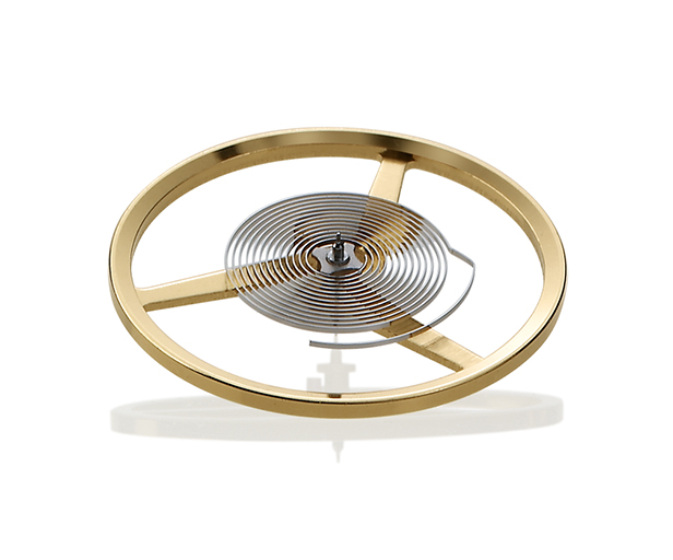 L'organe réglant de la montre : un balancier-spiral actuel, de la société suisse Nivarox-Far. © auteur / Nivarox-Far, Le Locle - 2015 L'organe réglant de la montre : un balancier-spiral actuel, de la société suisse Nivarox-Far. © auteur / Nivarox-Far, Le Locle - 2015