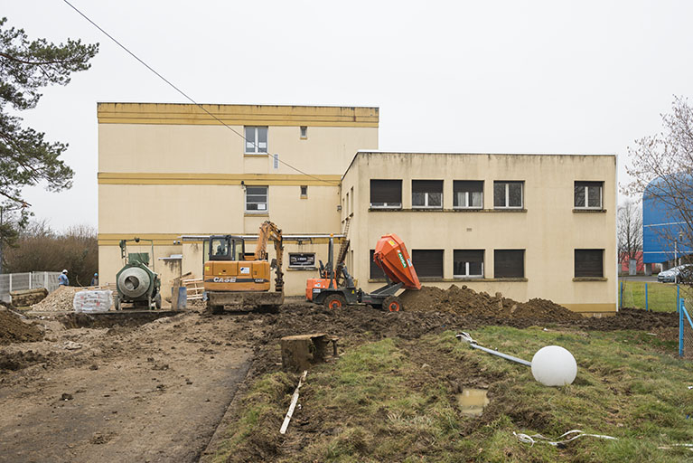 Face sud du bâtiment antérieurement affecté à usage d'externat, internat, logement. (ex Garnier) © Mary Ruffinoni / Région Bourgogne-Franche-Comté, Inventaire du patrimoine - 2015