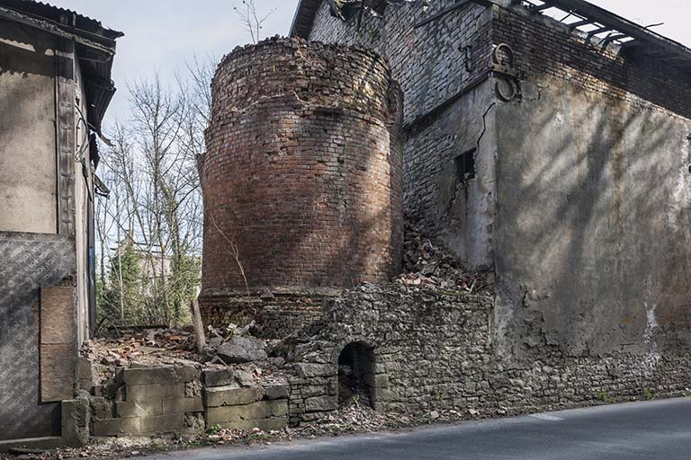 Base de la cheminée et la chaufferie. © Jérôme Mongreville / Région Bourgogne-Franche-Comté, Inventaire du patrimoine - 2015