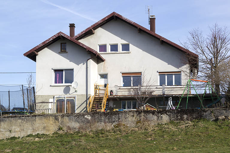 Façade postérieure. © Sonia Dourlot / Région Bourgogne-Franche-Comté, Inventaire du patrimoine - 2015