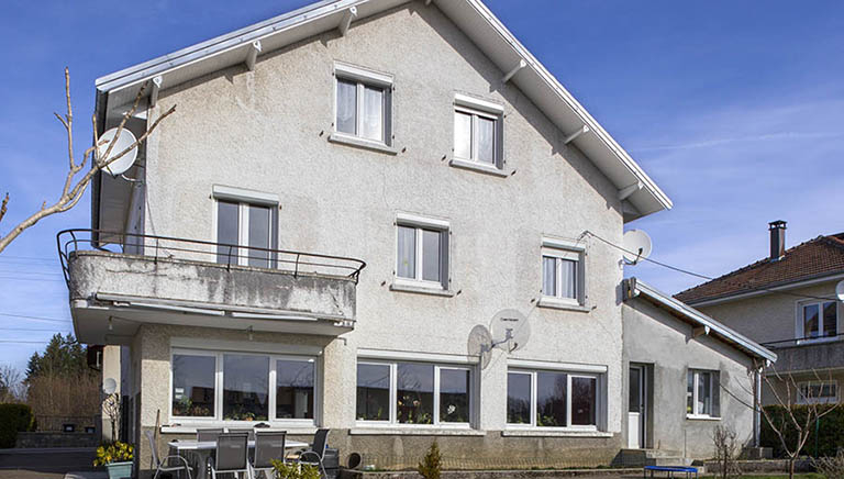 Façade postérieure. © Sonia Dourlot / Région Bourgogne-Franche-Comté, Inventaire du patrimoine - 2015