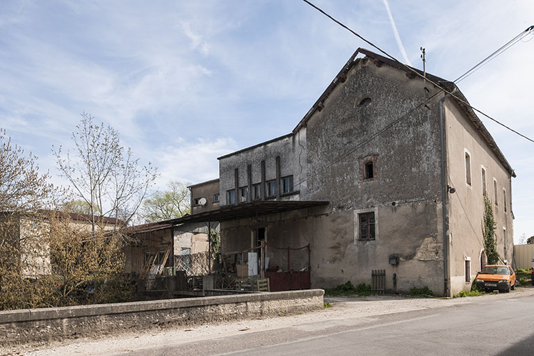 La minoterie vue de trois quarts gauche. © Jérôme Mongreville / Région Bourgogne-Franche-Comté, Inventaire du patrimoine - 2015