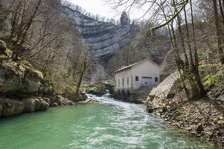 Vue générale depuis l'aval. © Jérôme Mongreville / Région Bourgogne-Franche-Comté, Inventaire du patrimoine - 2015