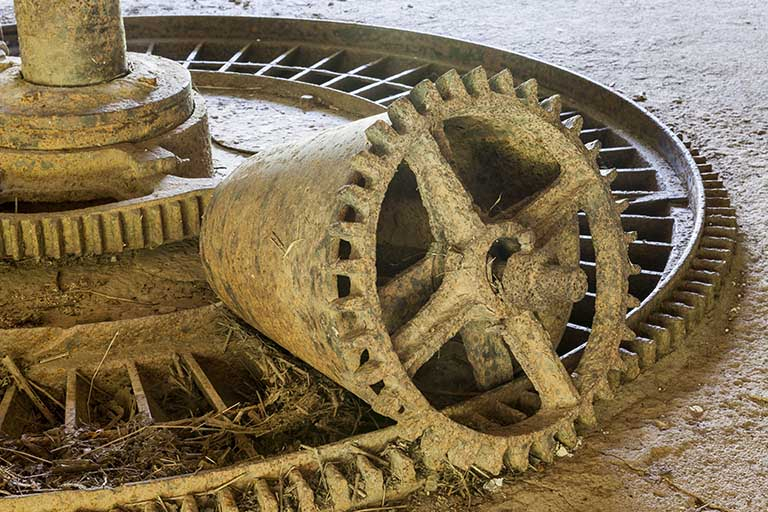 Turbine. Détail. © Jérôme Mongreville / Région Bourgogne-Franche-Comté, Inventaire du patrimoine - 2015