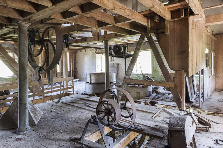 Premier étage. Vue d'ensemble depuis le sud-est.  © Jérôme Mongreville / Région Bourgogne-Franche-Comté, Inventaire du patrimoine - 2015