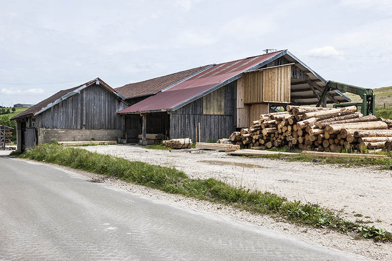 Vue d'ensemble depuis le sud-ouest. © Jérôme Mongreville / Région Bourgogne-Franche-Comté, Inventaire du patrimoine - 2015
